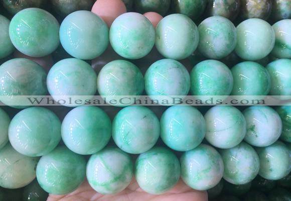 LSBS527 15 inches 20mm round malaysian jade gemstone beads wholesale
