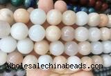 LSBS56 15 inches 16mm round pink aventurine gemstone beads wholesale