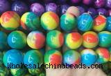 LSBS566 15 inches 20mm round agate gemstone beads wholesale