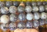 LSBS591 15 inches 20mm round agate gemstone beads wholesale