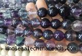 LSBS61 15 inches 16mm round fluorite gemstone beads wholesale