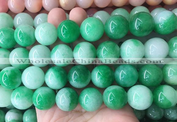 LSBS639 15 inches 18mm round malaysian jade gemstone beads wholesale