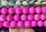 LSBS658 15 inches 20mm round howlite turquoise gemstone beads wholesale