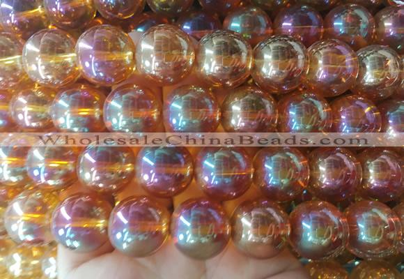 LSBS678 15 inches 18mm round synthetic crystal gemstone beads wholesale