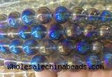 LSBS679 15 inches 18mm round synthetic crystal gemstone beads wholesale