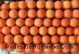 LSBS726 15 inches 14mm round howlite turquoise gemstone beads wholesale