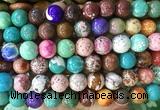 LSBS739 15 inches 14mm round howlite turquoise gemstone beads wholesale