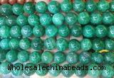LSBS764 15 inches 14mm round agate gemstone beads wholesale