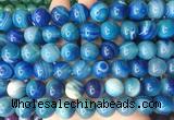 LSBS767 15 inches 14mm round agate gemstone beads wholesale