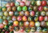 LSBS776 15 inches 14mm round agate gemstone beads wholesale