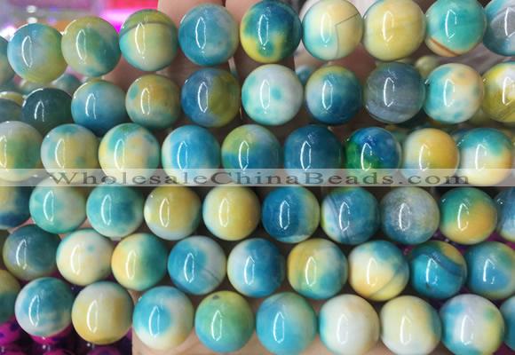 LSBS789 15 inches 14mm round agate gemstone beads wholesale