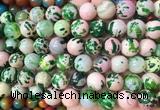 LSBS798 15 inches 14mm round agate gemstone beads wholesale
