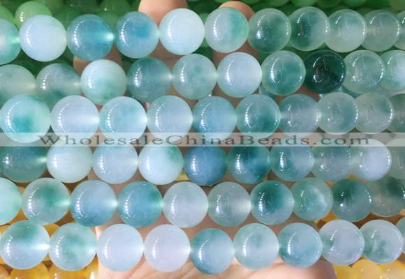 LSBS831 15 inches 14mm round candy jade gemstone beads wholesale