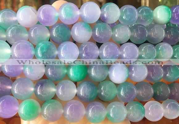 LSBS835 15 inches 14mm round candy jade gemstone beads wholesale