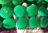 LSBS842 15 inches 35mm coin candy jade gemstone beads wholesale