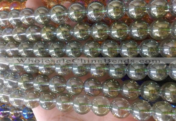 LSBS857 15 inches 14mm round synthetic crystal gemstone beads wholesale