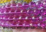 LSBS871 15 inches 16mm round synthetic crystal gemstone beads wholesale