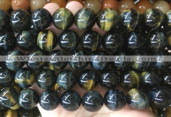 LSBS902 15 inches 16mm round tiger eye gemstone beads wholesale