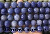 LSBS909 15 inches 16mm round blue aventurine gemstone beads wholesale