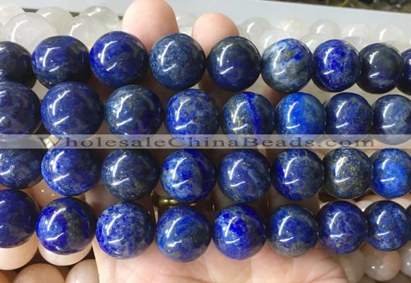 LSBS913 15 inches 16mm round lapis lazuli gemstone beads wholesale
