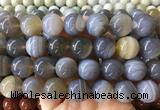LSBS927 15 inches 18mm round banded agate gemstone beads wholesale