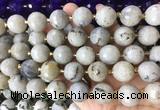 LSBS940 15 inches 16mm faceted round Labradorite gemstone beads wholesale