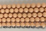 LSBS975 15 inches 14mm faceted round synthetic turquoise gemstone beads wholesale