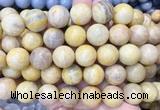 LSBS98 15 inches 16mm round yellow sunstone gemstone beads wholesale