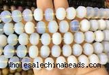 MEBS04 15 inches 8*12mm pumpkin opalite beads wholesale