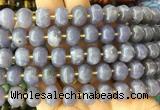 MEBS08 15 inches 8*12mm pumpkin lepidolite beads wholesale