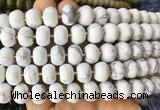 MEBS15 15 inches 8*12mm pumpkin white howlite beads wholesale