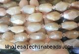 MSBS27 15 inches 12*16mm - 15*20mm faceted nuggets moonstone beads