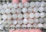 MSBS34 15 inches 12mm round green moonstone gemstone beads wholesale