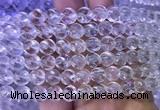 NCBS10 15 inches 8mm carved S shape white crystal beads wholesale