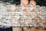 NGBS236 15 inches 8*12mm - 12*16mm faceted nuggets white crystal beads