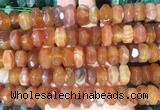 NGBS293 15 inches 8*14mm - 10*16mm faceted nuggets agate beads wholesale