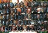 NGBS295 15 inches 8*14mm - 10*16mm faceted nuggets agate beads wholesale