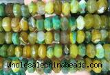 NGBS299 15 inches 8*14mm - 10*16mm faceted nuggets agate beads wholesale