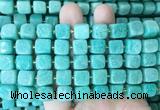 NGBS319 15 inches 9*10mm nuggets amazonite gemstone beads wholesale