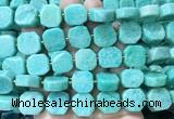 NGBS320 15 inches 14*16mm nuggets amazonite gemstone beads wholesale