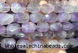 NGBS330 15 inches 13*18mm - 15*20mm faceted nuggets amethyst beads wholesale