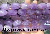 NGBS353 15 inches 13*18mm - 18*25mm nuggets lavender amethyst beads wholesale