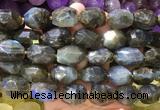 NGBS363 15 inches 13*18mm - 15*20mm faceted nuggets labradorite beads wholesale