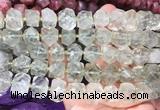 NGBS369 15 inches 13*18mm - 15*20mm faceted nuggets green crystal beads wholesale