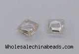 NGC1802 20*20mm diamond white crystal connectors wholesale