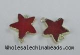 NGC294 24*26mm star agate gemstone connectors wholesale