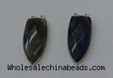 NGC5150 16*35mm - 18*40mm arrowhead labradorite connectors