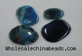 NGP1172 35*50mm - 45*65mm freeform agate gemstone pendants wholesale