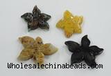 NGP1220 40*45mm - 65*70mm starfish agate gemstone pendants wholesale