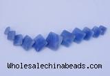NGP134 Dyed blue lace agate gemstone pendants set jewelry wholesale